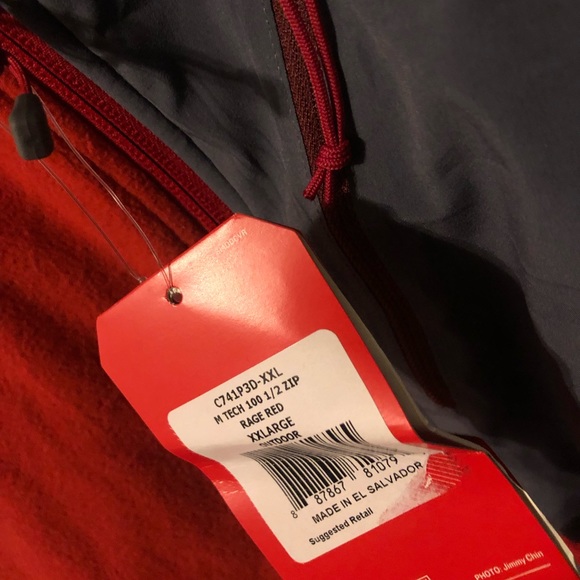 NWT The North Face Tech 100 1/2-Zip - Picture 4 of 5